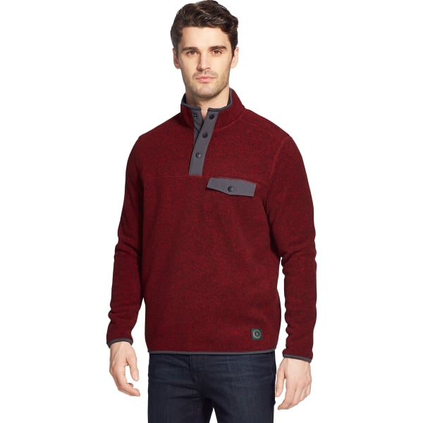 G.H. BASS & CO. Men's Arctic Fleece Snap Placket Pullover