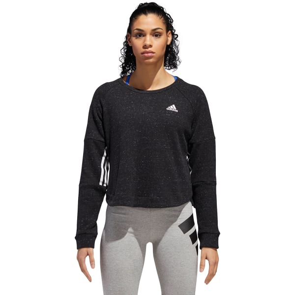 ADIDAS Women's Sport2Street Crew Fleece Pullover