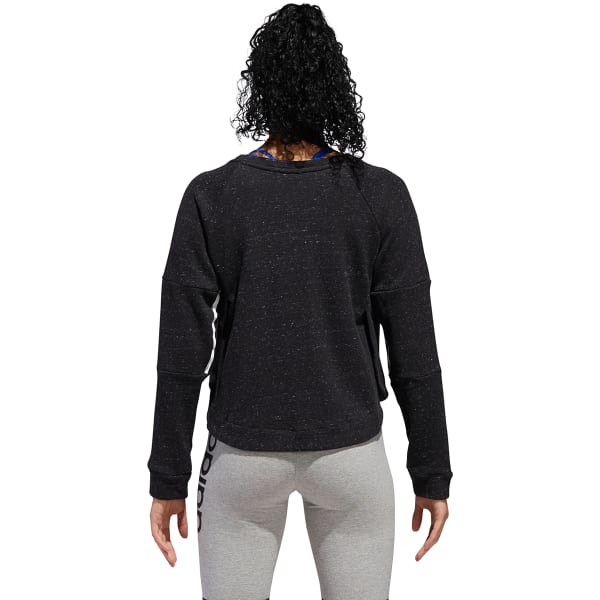 ADIDAS Women's Sport2Street Crew Fleece Pullover