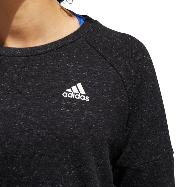 ADIDAS Women's Sport2Street Crew Fleece Pullover