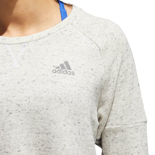 ADIDAS Women's Sport2Street Crew Fleece Pullover