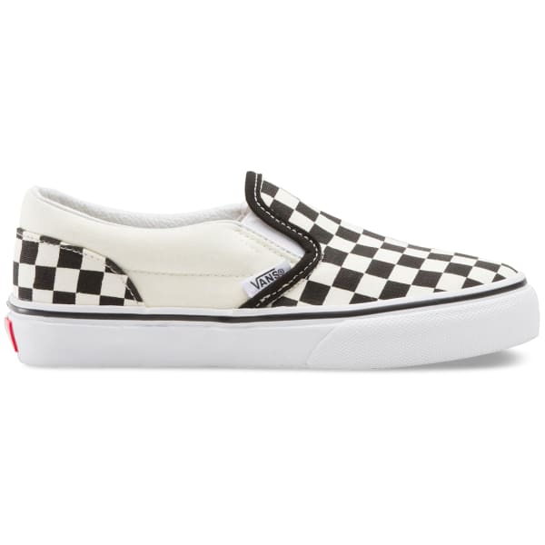 VANS Kids' Checkerboard Classic Slip-On Casual Shoes