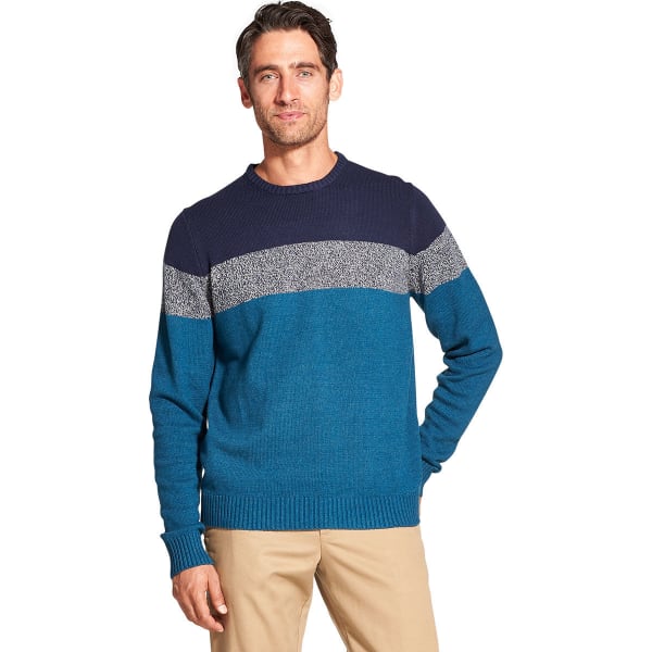 IZOD Men's Newport Color-Block Crewneck Sweater