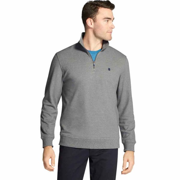 IZOD Men's Advantage Performance Stretch Quarter Zip Fleece Pullover