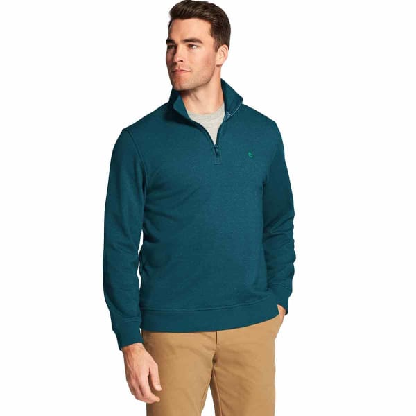 IZOD Men's Advantage Performance Stretch Quarter Zip Fleece Pullover