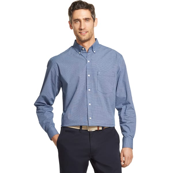 IZOD Men's Essential Woven Long-Sleeve Shirt