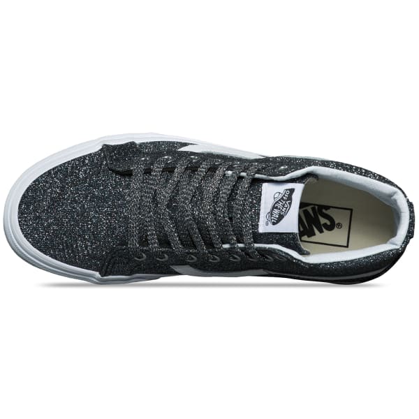 VANS Unisex Lurex Glitter Sk8-Hi Reissue Skate Shoes