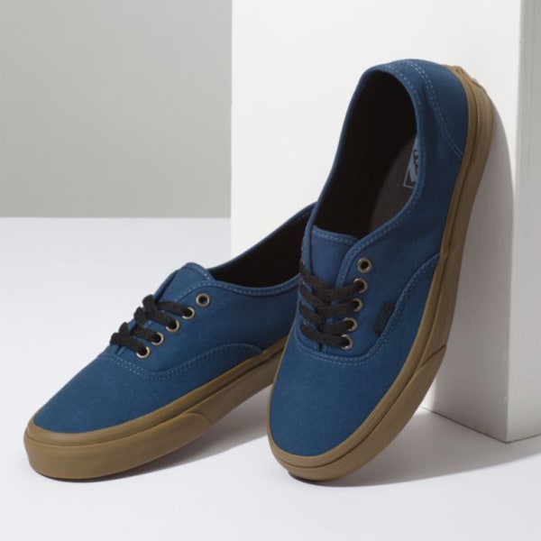 vans gum authentic dark denim black