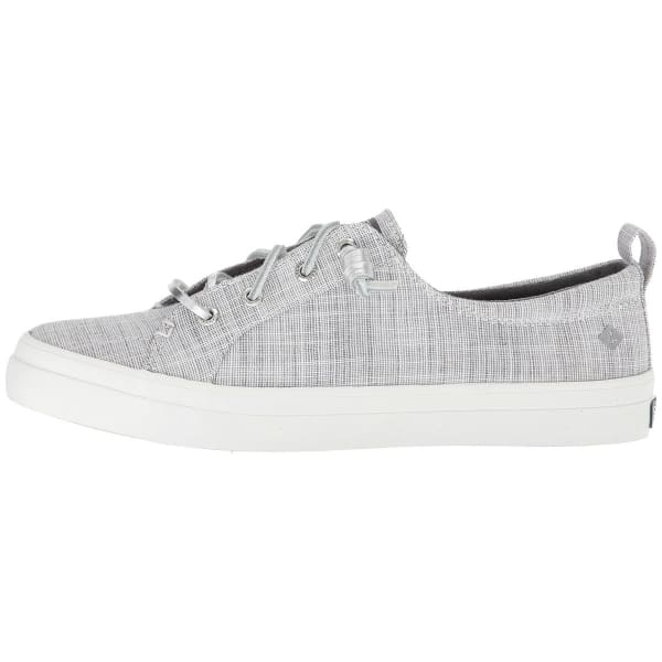 sperry crest vibe metallic silver