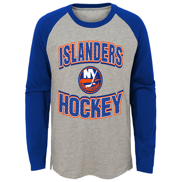 NEW YORK ISLANDERS Big Boys' Assist Long-Sleeve Tee