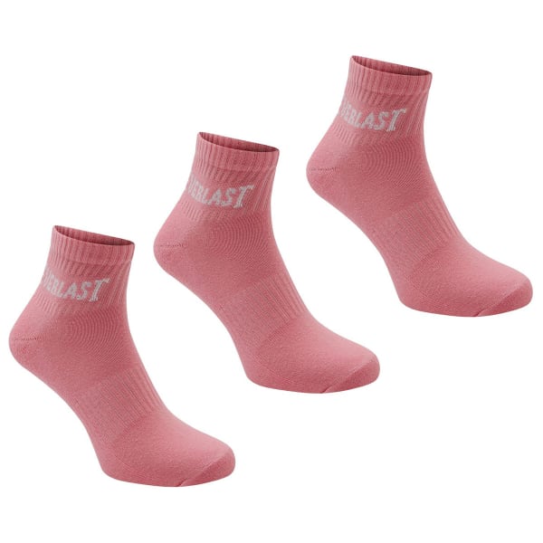 EVERLAST Women's Quarter Socks, 3-Pack