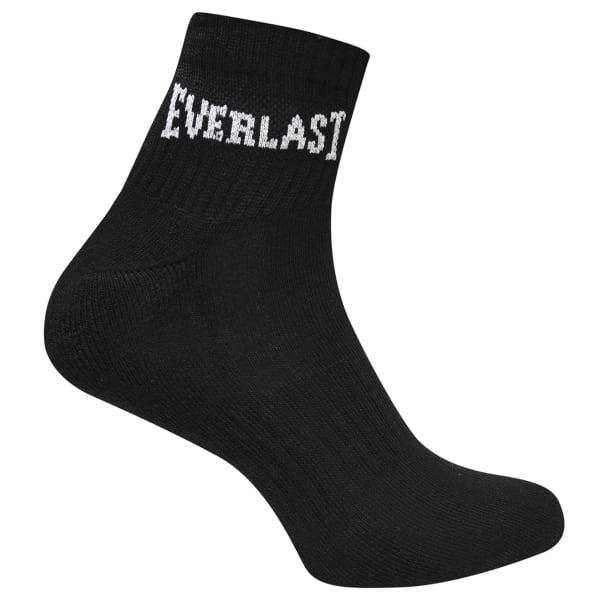 EVERLAST Men's Quarter Socks, 3-Pack