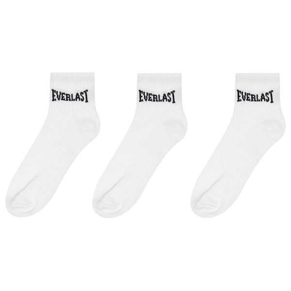 EVERLAST Men's Quarter Socks, 3-Pack