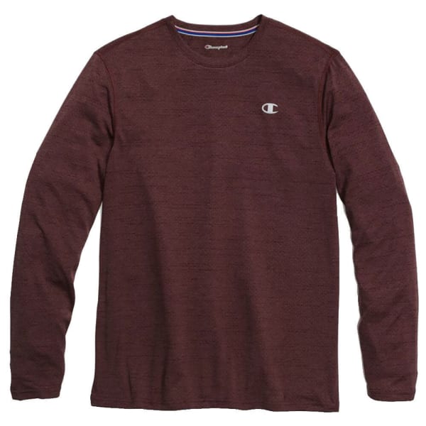 CHAMPION Men's Double Dry Mesh-Texture Long-Sleeve Tee