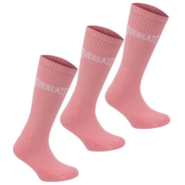 EVERLAST Big Boys' Crew Socks, 3-Pack