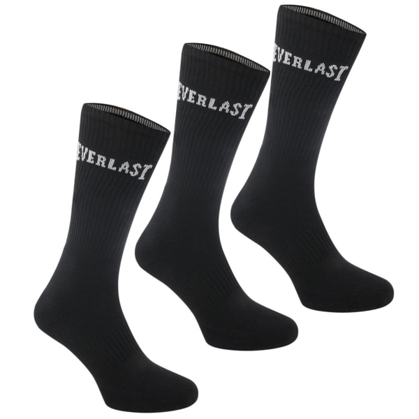 EVERLAST Women's Crew Socks, 3-Pack