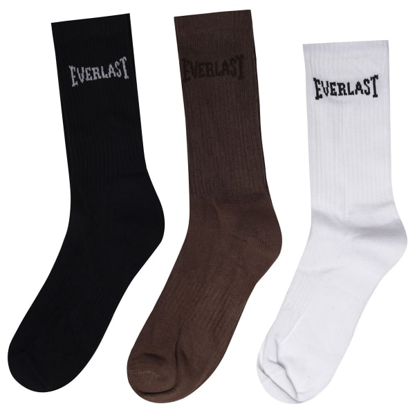 EVERLAST Men's Crew Socks, 3-Pack