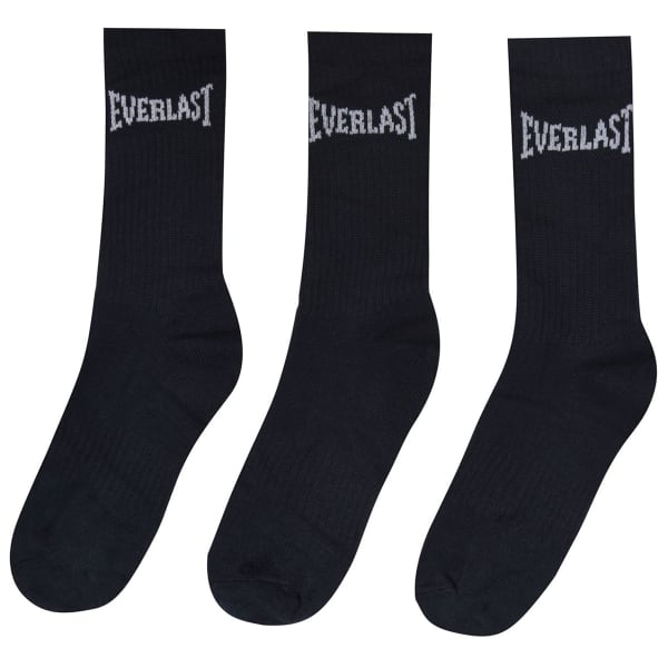 EVERLAST Men's Crew Socks, 3-Pack