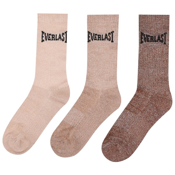 EVERLAST Men's Crew Socks, 3-Pack