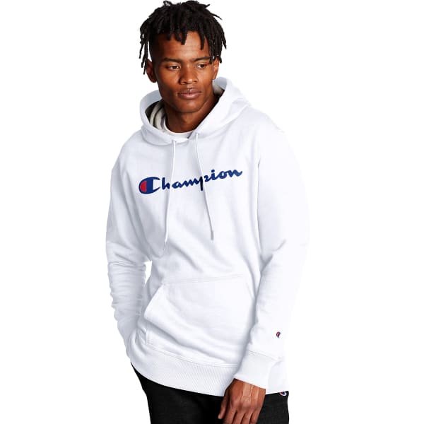 CHAMPION Men's Powerblend Script Logo Pullover Hoodie