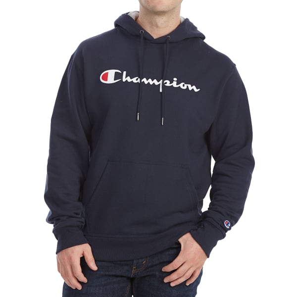 CHAMPION Men's Powerblend Script Logo Pullover Hoodie