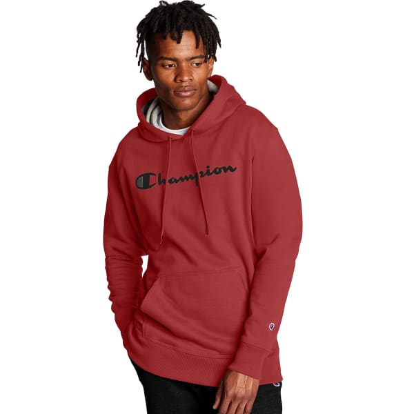 CHAMPION Men's Powerblend Script Logo Pullover Hoodie