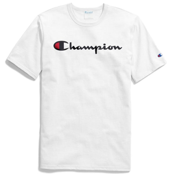 CHAMPION Men's Script Logo Graphic Jersey Short-Sleeve Tee