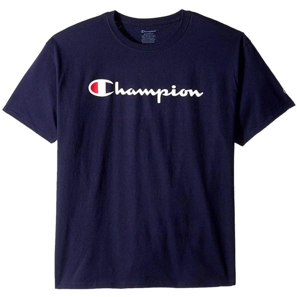 CHAMPION Men's Script Logo Graphic Jersey Short-Sleeve Tee