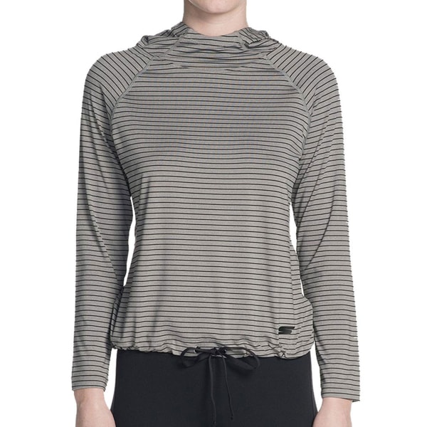 SKECHERS Women's Chakra Stripe Long-Sleeve Pullover Top