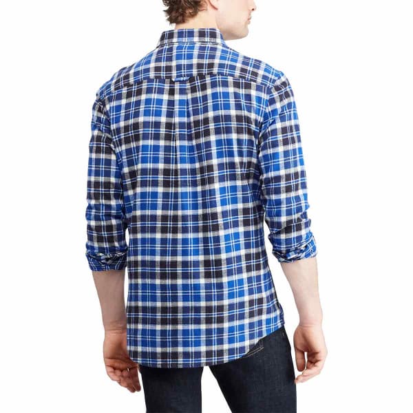 CHAPS Men's Plaid Long-Sleeve Flannel Shirt