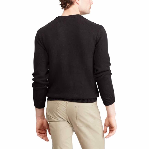 CHAPS Men's Cotton Crewneck Long-Sleeve Sweater