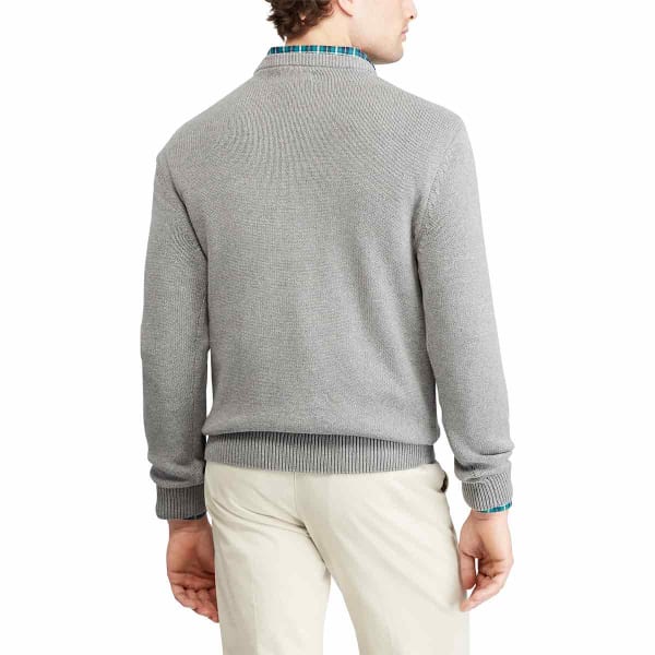 CHAPS Men's Cotton Crewneck Long-Sleeve Sweater