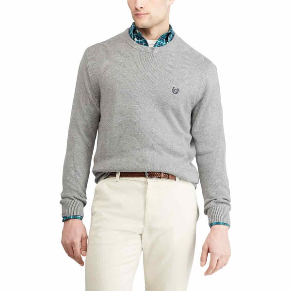 CHAPS Men's Cotton Crewneck Long-Sleeve Sweater