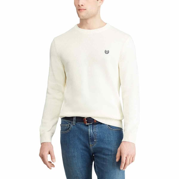 CHAPS Men's Cotton Crewneck Long-Sleeve Sweater