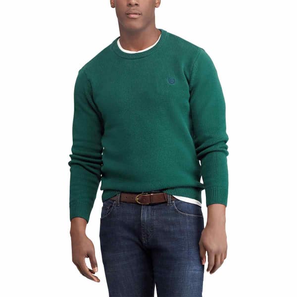 CHAPS Men's Cotton Crewneck Long-Sleeve Sweater