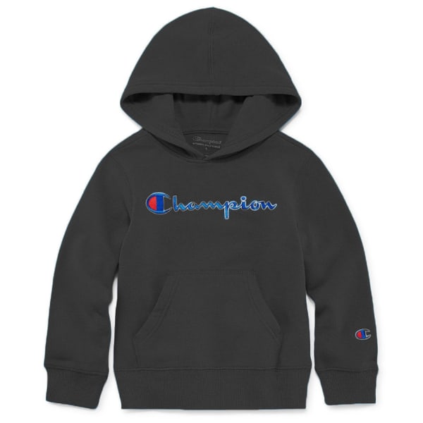 CHAMPION Little Boys' Heritage Script Logo Pullover Hoodie