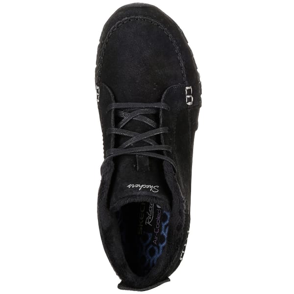 SKECHERS Women's Relaxed Fit BikersLineage Lace-Up Chukka Boots