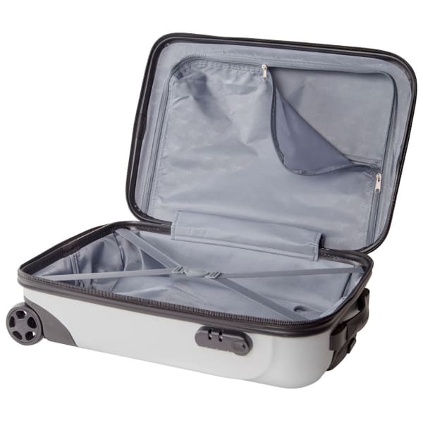 kangol silver suitcase