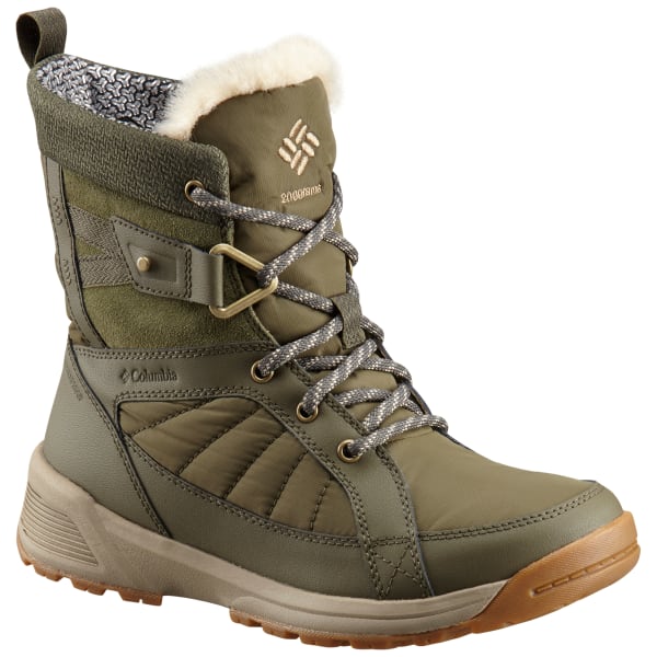 COLUMBIA Women's Meadows Shorty Omni-Heat 3D Insulated Waterproof Winter Boots