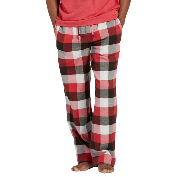 LIFE IS GOOD Men's Sleepy Red Plaid Classic Sleep Pants