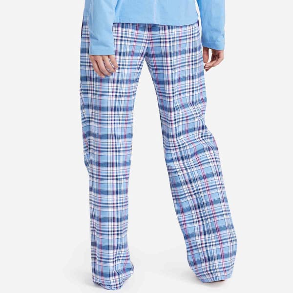 LIFE IS GOOD Women's Sleepy Powder Plaid Classic Sleep Pants