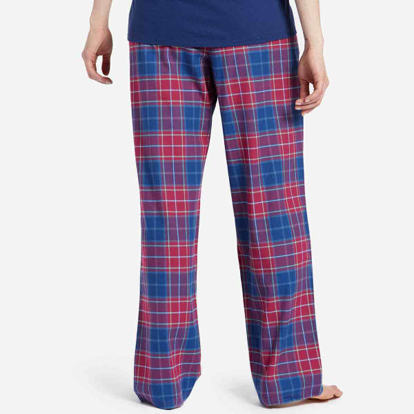 LIFE IS GOOD Women's Sleepy Cherry Plaid Classic Sleep Pants