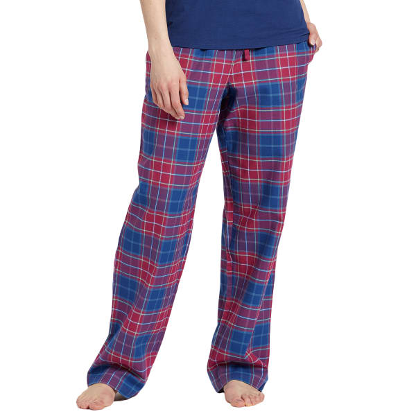 LIFE IS GOOD Women's Sleepy Cherry Plaid Classic Sleep Pants