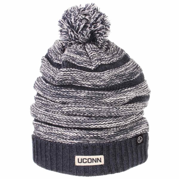 UCONN Women's Exposure Slouch Cuffed Pom Knit Beanie