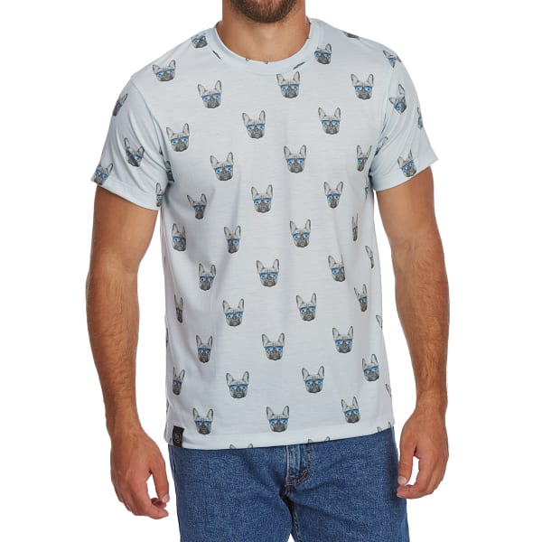 BROOKLYN STANDARD Guys' Bulldog in Sunglasses All-Over Print Short-Sleeve Graphic Tee