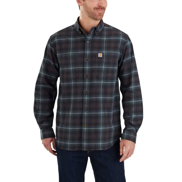 CARHARTT Men's Rugged Flex Hamilton Plaid Long-Sleeve Shirt