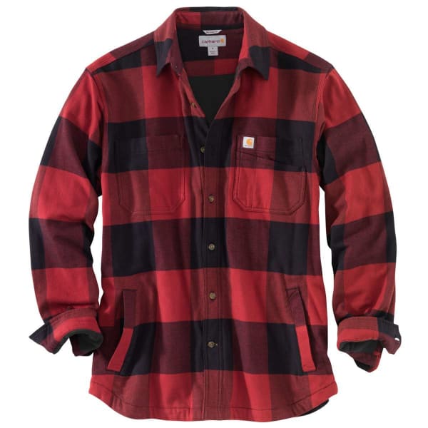 CARHARTT Men's Rugged Flex Hamilton Fleece-Lined Shirt Jacket - Bob's Stores