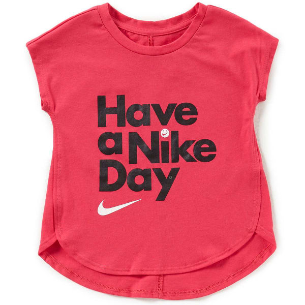 NIKE Little Girls' Have a Nike Day Short-Sleeve Tee