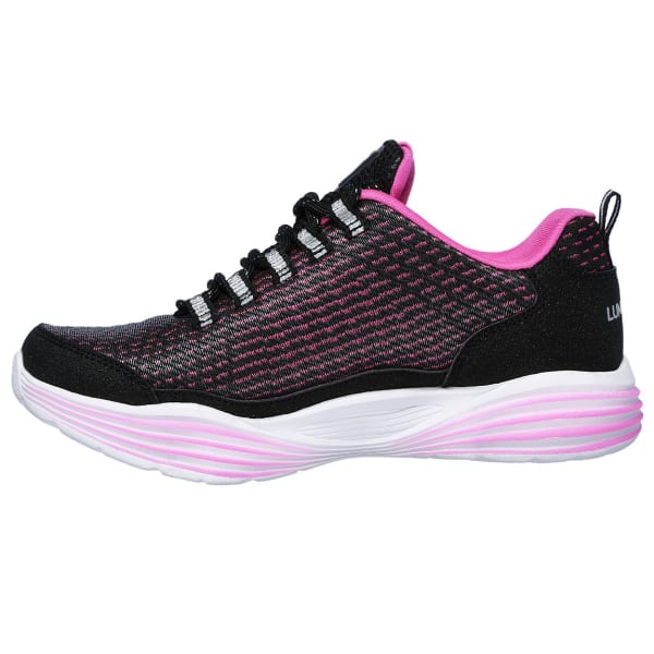 SKECHERS Little Girls' S Lights: Luminators Luxe Sneakers