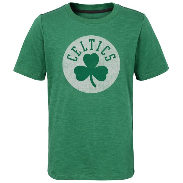 BOSTON CELTICS Big Boys' Classic Shamrock Short-Sleeve Tee